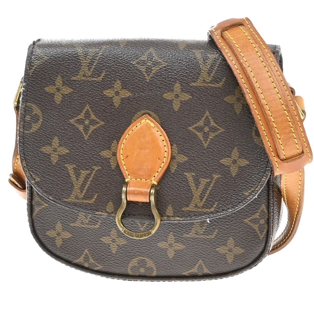 Louis Vuitton Mini Saint Cloud Shoulder Bag Monogram Leather Bn